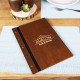 Wooden Menu Folder with Free Logo Engraving