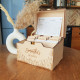 Engraved Wooden Recipe Box with Recipe Cards & Dividers