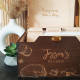 Wooden Recipe Box with Dividers and Recipe Cards | Custom Recipe Cards Holder