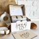 Premium Wooden Recipe Organizer with Recipe Cards