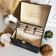 Premium Wooden Recipe Organizer with Recipe Cards