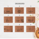 Premium Wooden Recipe Organizer with Recipe Cards