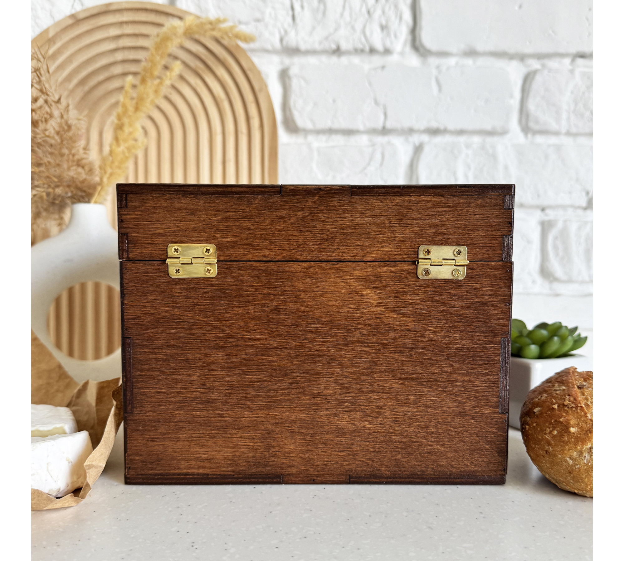 Custom Wooden Heirloom Recipe Box Family Recipes