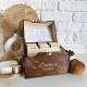 4 x 6 Wooden Recipe Box with Dividers - Personalized Gift