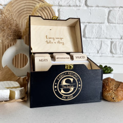Engraved Recipe Box for Wedding or Bridal Shower Gift