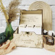 Personalized Advice Card Box – Elegant Wedding Guest Book Alternative