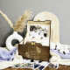 Personalized Wooden Photo Box with Dividers