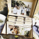 Personalized Wooden Photo Box with Dividers