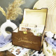 Personalized Wooden Photo Box with Dividers