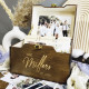 Personalized Wooden Photo Box with Dividers