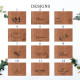 Personalized Wooden Photo Box with Dividers