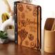Personalized Wooden Recipe Book