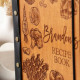 Personalized Wooden Recipe Book