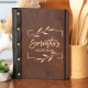 Personalized Wooden Recipe Book