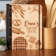 Personalized Wooden Recipe Book
