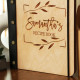 Personalized Wooden Recipe Book