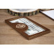 Wooden Check Presenters – Custom Engraved Bill Holders