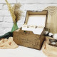 Personalized Wedding Wishes Box with Dividers and Cards
