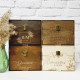 Personalized Wedding Wishes Box with Dividers and Cards